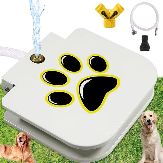 Outdoor Dog Water Fountain Step On for Large Dogs - Upgrade