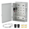 Vented Outdoor Enclosure Box 18.1x12.6x6.4 - Vented Waterproof WiFi