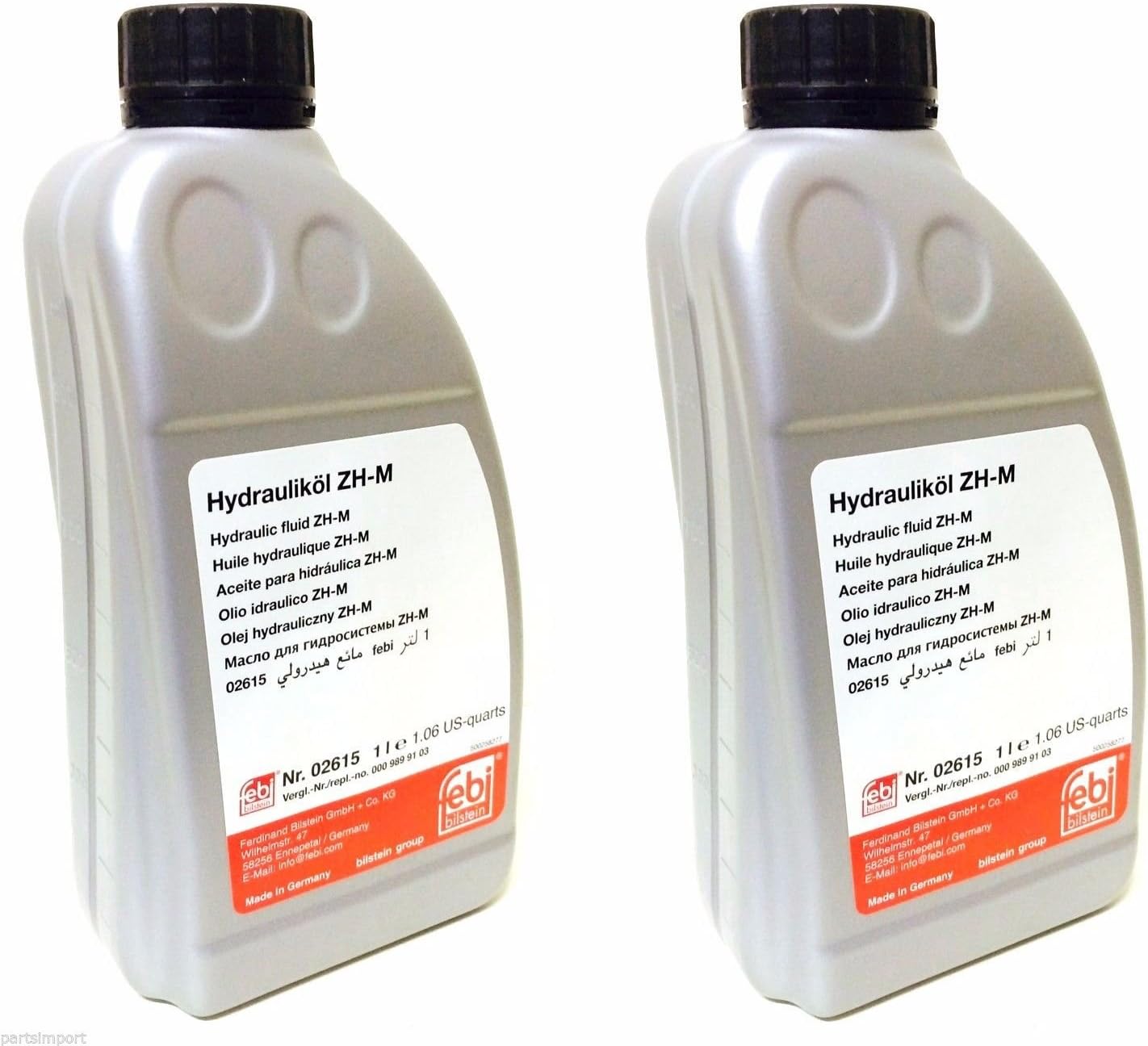 Febi Bilstein 2Lt Hydraulic Fluid for Mercedes Suspension Needs