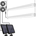 Solar Powered Shop Light with Motion Sensor 3FT 17W - Bright, Cordless