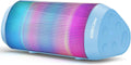 Portable Bluetooth Speaker Wireless with LED Lights - Compact 15W