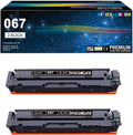 067 Black Toner Cartridge 2 Pack - High Yield Replacement