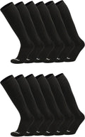 Cushioned Over the Calf Work Socks for Men and Women Comfort Fit