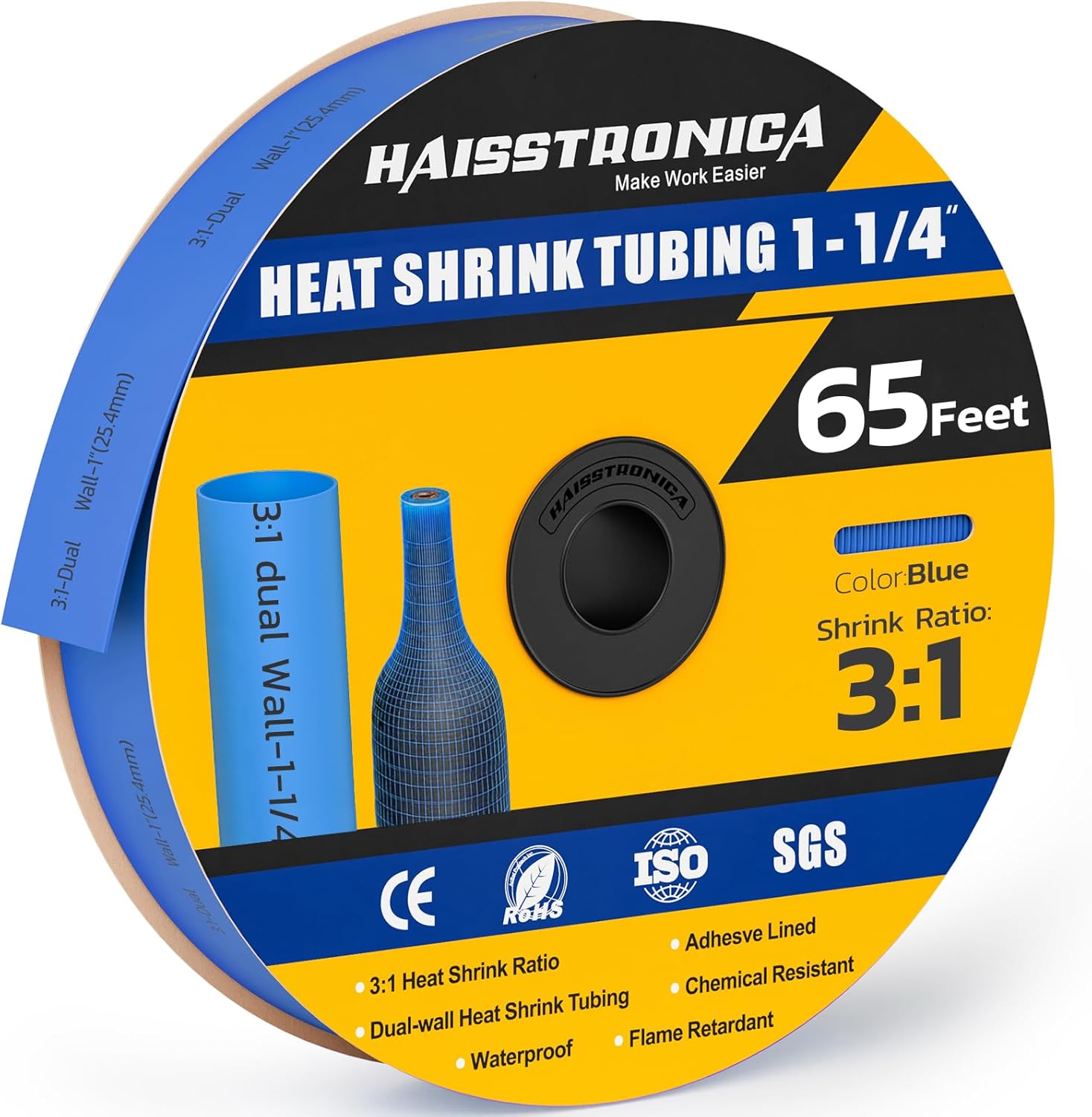 Haisstronica 3:1 Heat Shrink Tubing for Marine and Automotive Use
