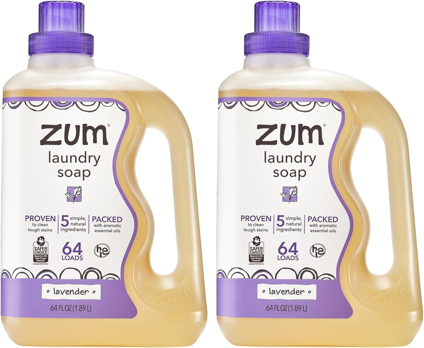 Indigo Wild Zum Clean Laundry Soap - Lavender Scented 64 fl oz