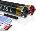 .250 x 2in x 38in Garage Door Torsion Spring Pair - Black Coated