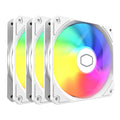 MF120 Lite White 3-Pack ARGB Case Fans - Quiet High Airflow