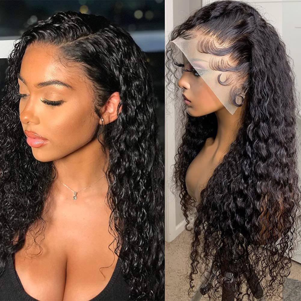 180 Density 13x4 HD Lace Front Wigs for Natural Black Hair