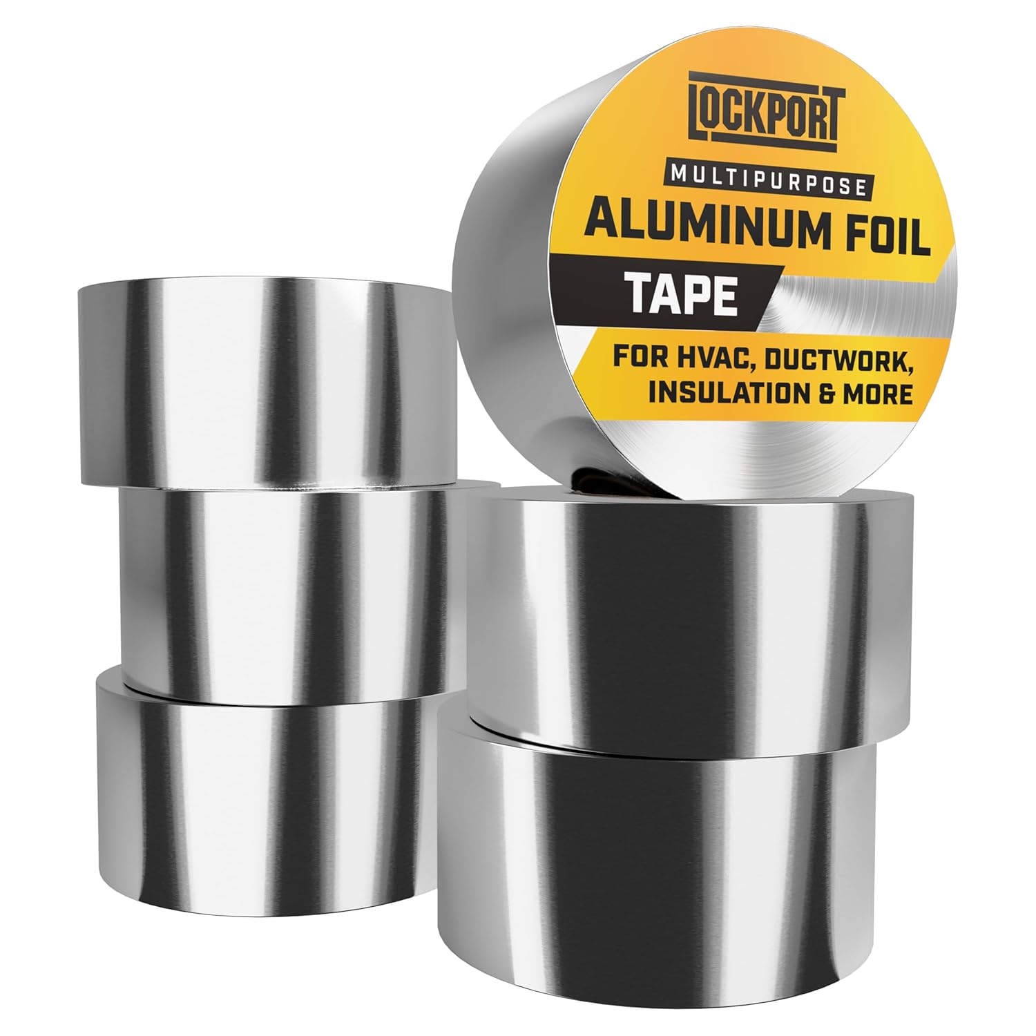 Lockport Aluminum Foil Tape for HVAC Duct Sealing and Repairs