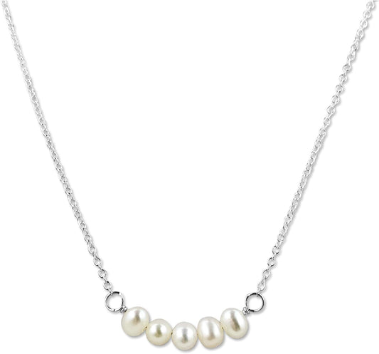 Personalized Birthstone Bar Necklace for Women and Girls