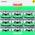 Maxell MC-60 UR Microcassettes (Pack of 9) - Ideal for Voice Recording