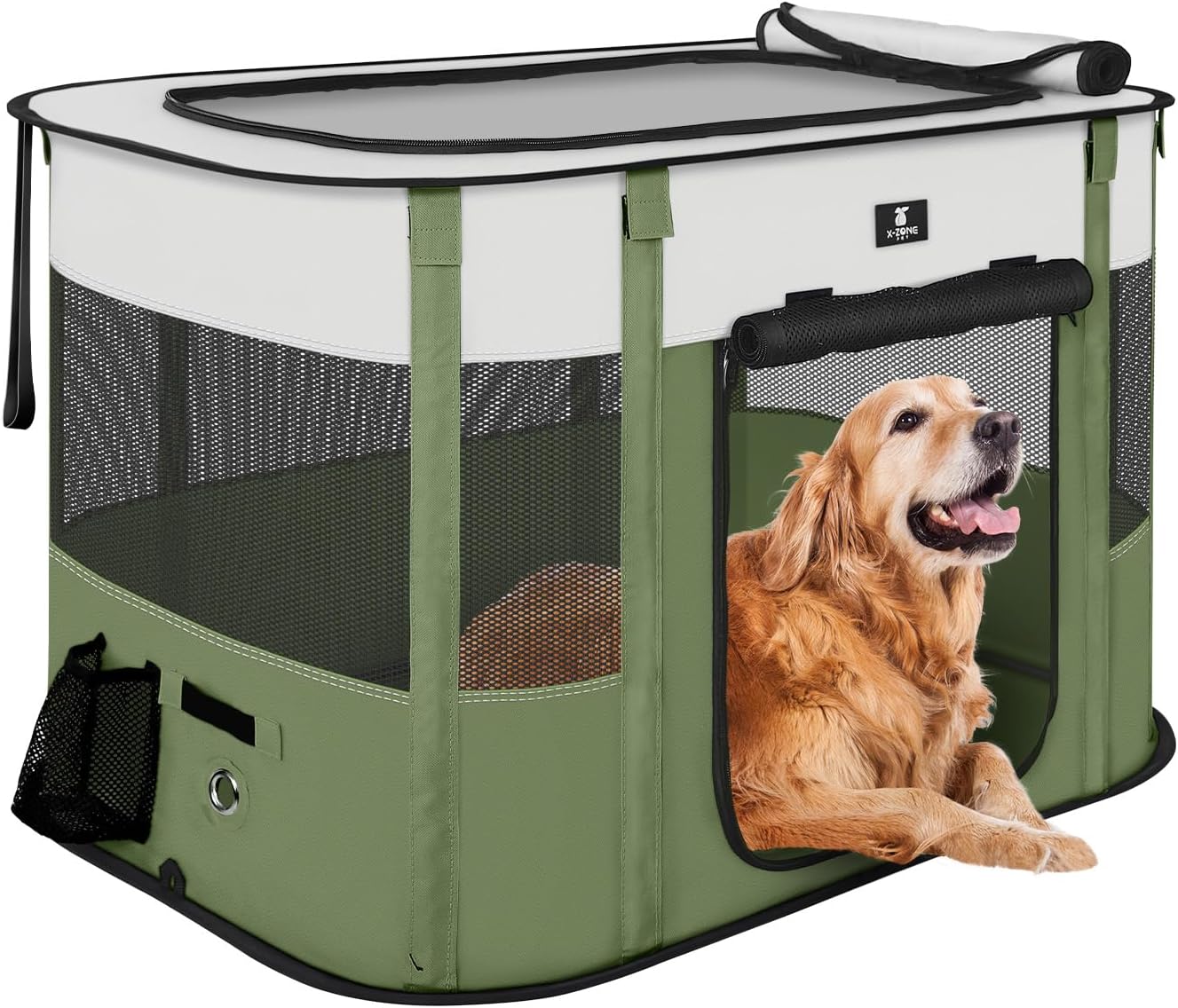 X-ZONE PET Dog Playpen - Portable Indoor Outdoor Pet Crate