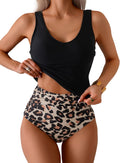 Two Piece Tankini Swimsuit for Women - Tummy Control Tankini Set Sets