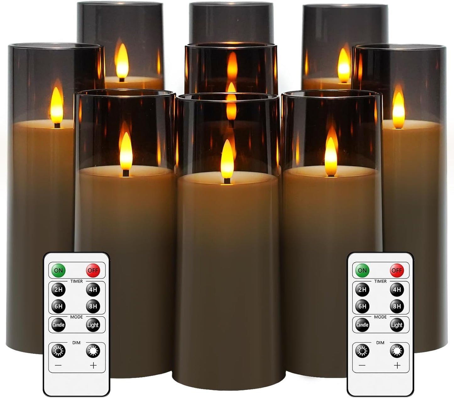 Flickering Flameless Candles with Remote for Home Decor