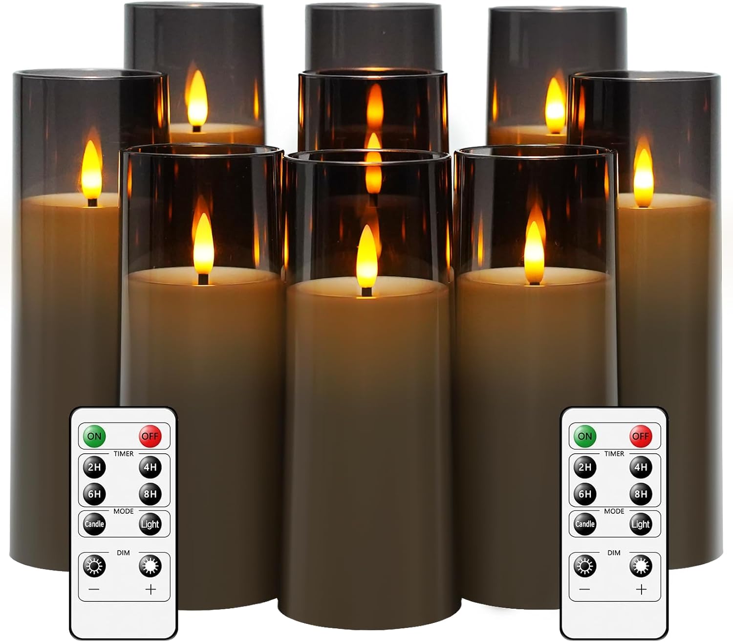 Flickering Flameless Candles with Remote for Home Decor