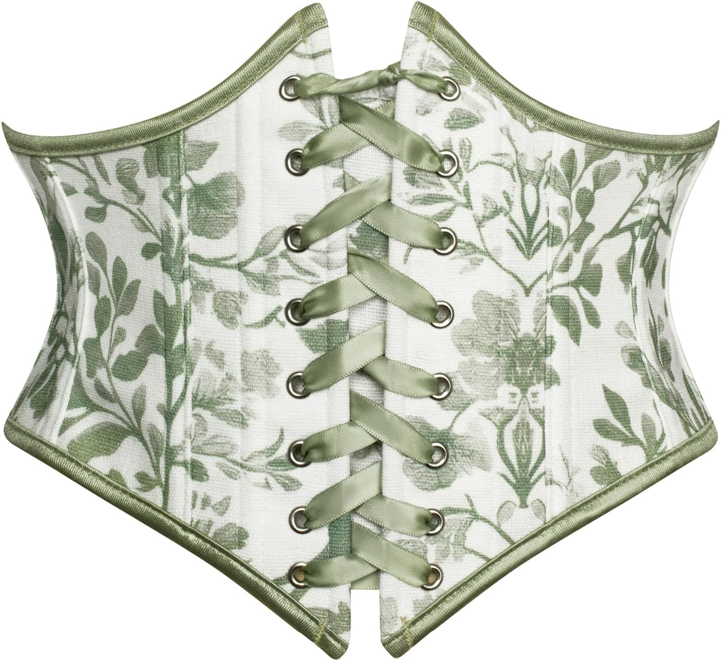 Scarlet Darkness Corset Belt for Women with Floral Lace Design