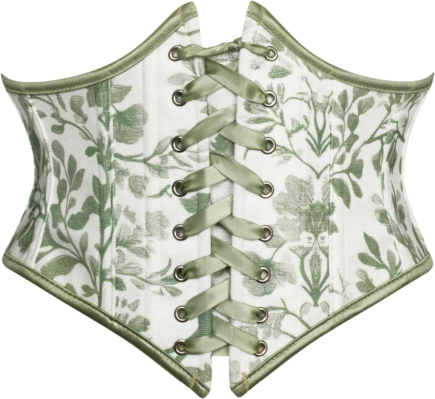 Scarlet Darkness Corset Belt for Women with Floral Lace Design