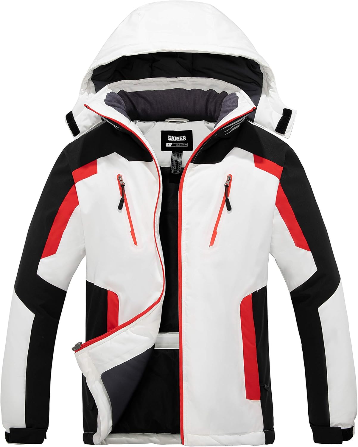 Skieer Men's Waterproof Ski Jacket - Windproof & Warm