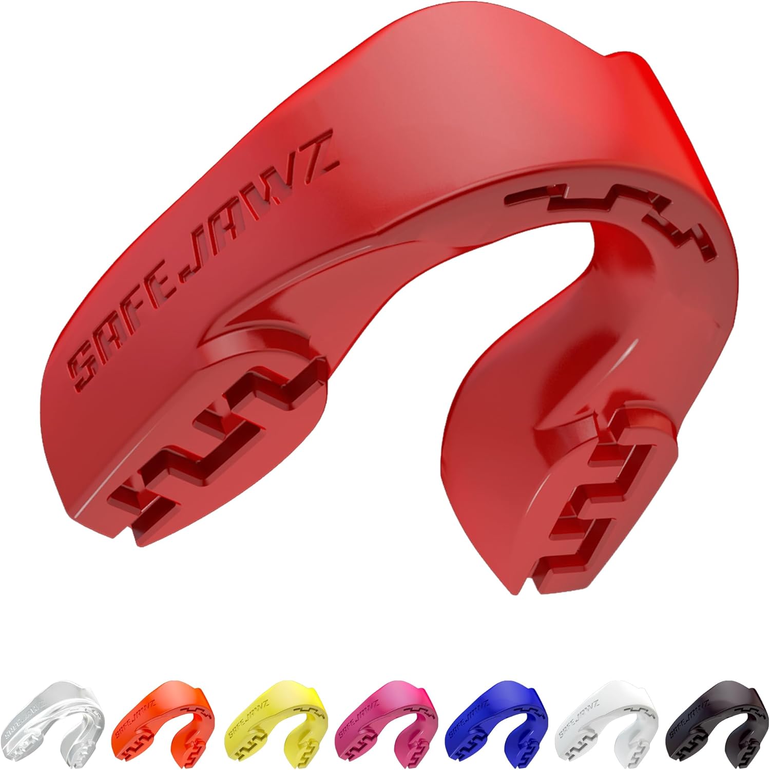 SAFEJAWZ Slim Fit Mouthguard - Junior Red Case
