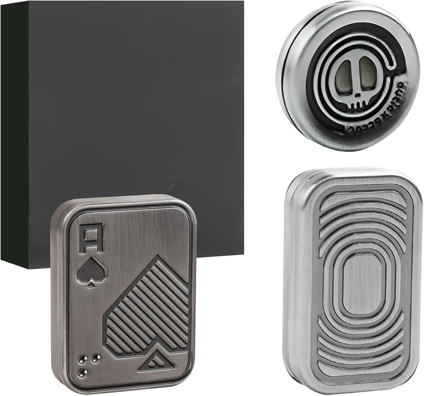 Fidget Slider 3 Pack Magnetic Metal Toys for Stress Relief