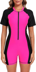 One Piece Boyleg Rash Guard for Women by Halcurt for Ocean Fun