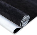 Suede Headliner Fabric 98 in L 60 in W with Foam Backing - Black