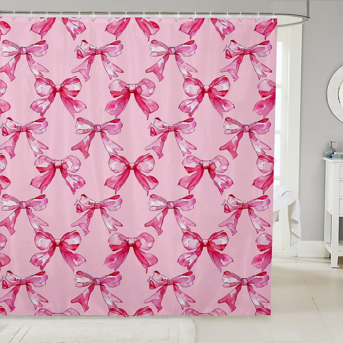 Vintage Princess Themed Kids Shower Curtain
