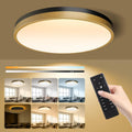 15 Inch Flush Mount Ceiling Light with Remote Control - Dimmable 5CCT