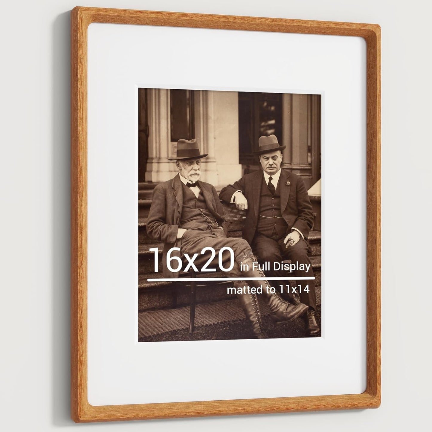 Heimlove 16x20 Picture Frames Natural Teak for Wall Display