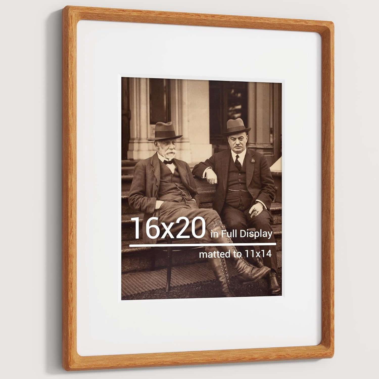 Heimlove 16x20 Picture Frames Natural Teak for Wall Display