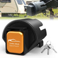 Trailer Lock for 2 in and 2-5/16 in Couplers (Yellow) - Heavy Duty
