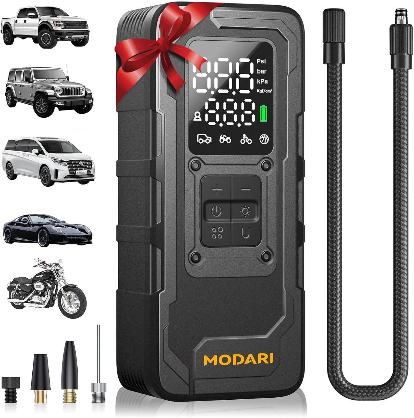 Wireless 160 PSI Tire Inflator - Rapid Pumping Power!
