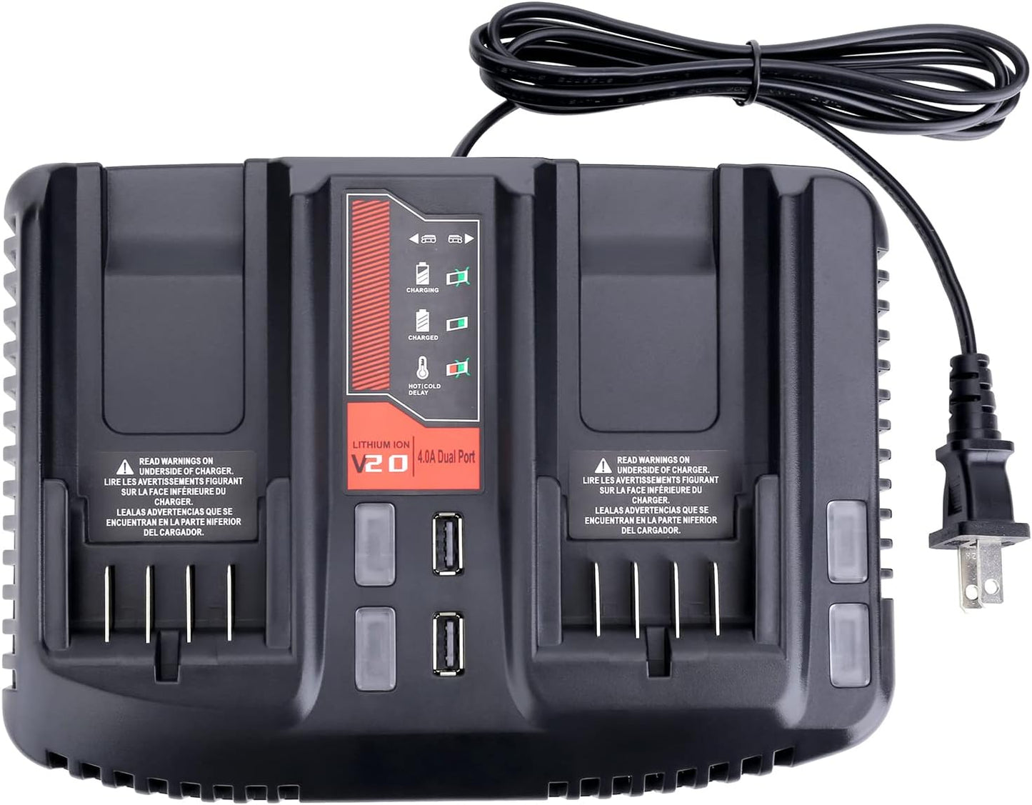 CMCB124 Dual Port V20 Battery Fast Charger for Craftsman Tools