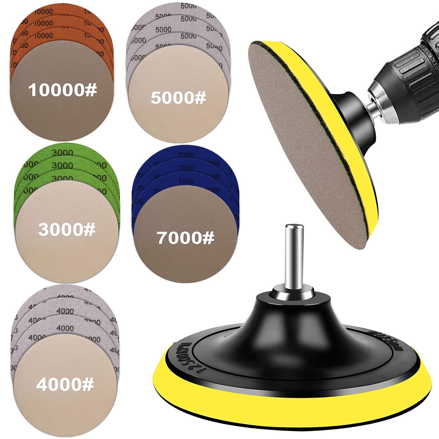 Shyshining 20PCS Water Grit Sandpaper Set - Ultimate Polishing Power!