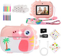 Kids Camera Instant Print with 7 Rolls Paper - Gift for Ages 3-12