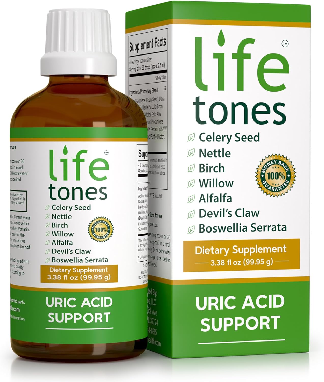 Lifetones Uric Acid Support for Joint Health and Comfort