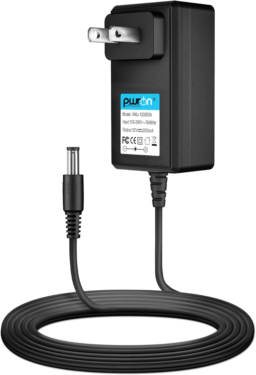 Long 6.6FT Power Adapter for Life Fitness Elliptical Machines