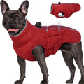 Dog Coat - Warm Winter Jacket Snowsuit for Large Dogs - Red