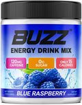 Morning Buzz Energy Drink Powder - Sugar-Free Blue Raspberry Boost