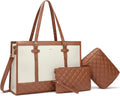 Keyli 3pcs Laptop Bag for Women - Stylish Canvas Tote Bag