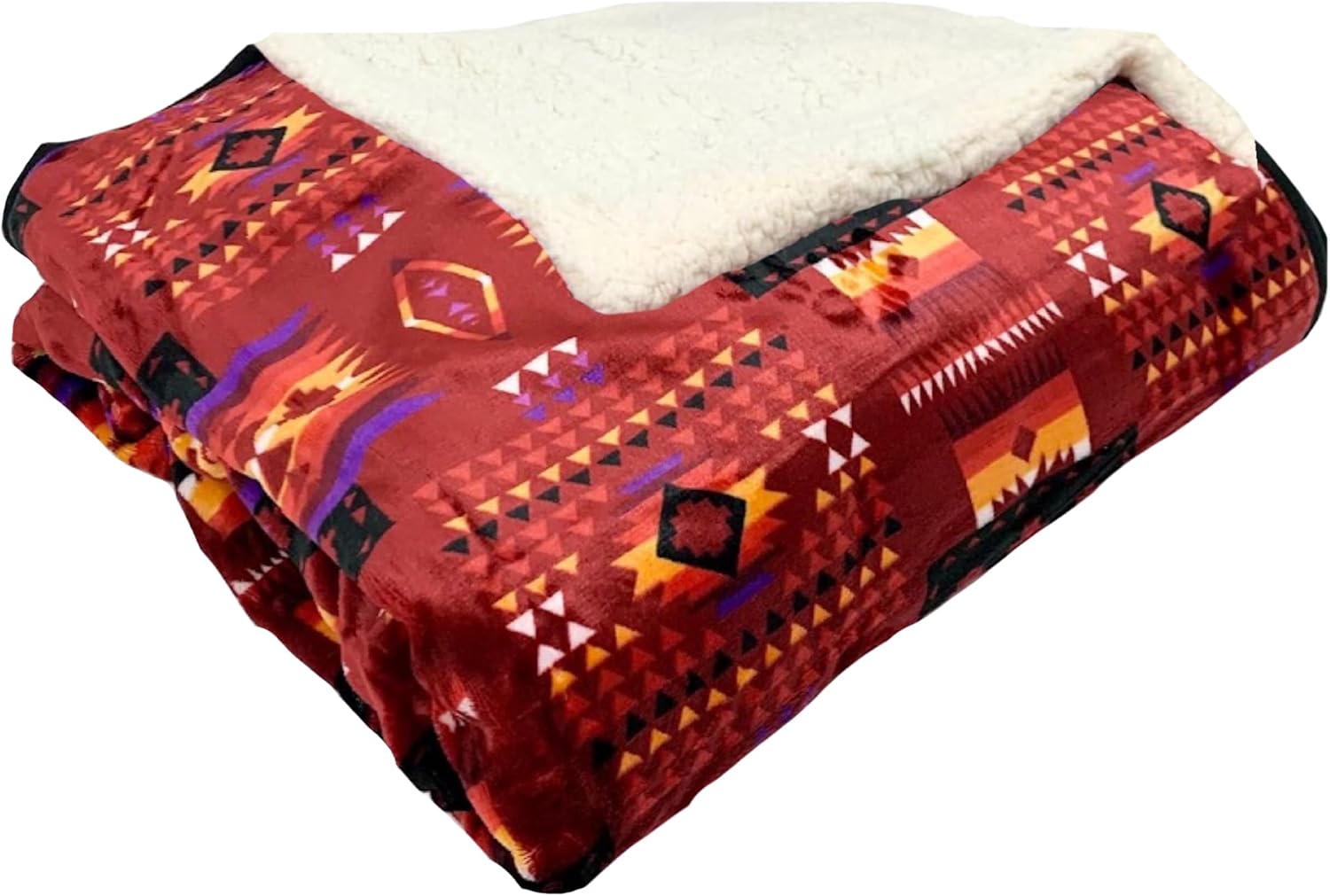 Vibrant Aztec Reversible Blanket for Cozy Home Decor