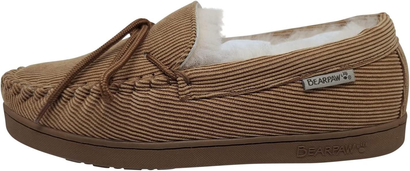 BEARPAW Men's Moc II Slippers: Comfortable & Lightweight Shoes