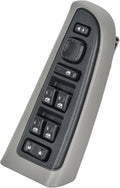 Front Driver Side Power Window Switch with Gray Bezel - Direct Fit