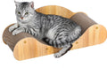 FluffyDream Cat Scratcher Cardboard Round Sofa - Cozy Tunnel Bed