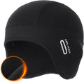 MELASA Thermal Fleece Skull Cap Beanie with Glasses Holes - Warm