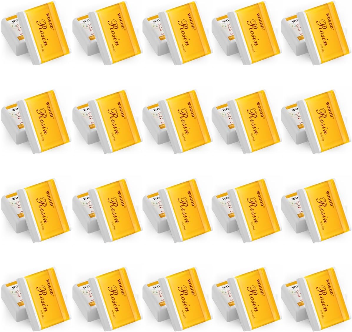 Rosin Violin Rosin Light Low Dust Rosin 20 Pack for Bows