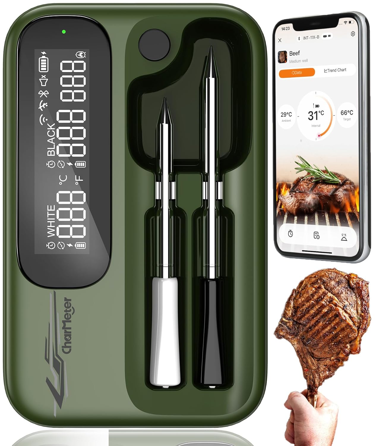CharMeter - Wireless Smart Thermometer