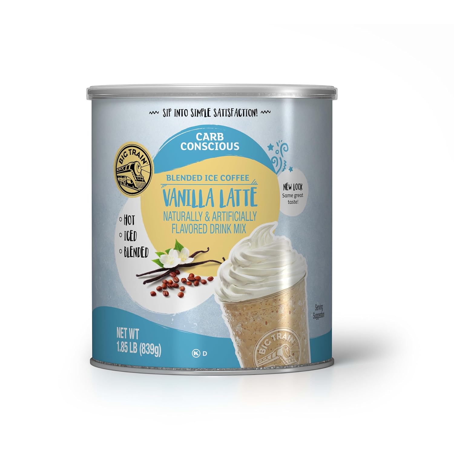 Big Train Low Carb Vanilla Latte Blended Ice Coffee Review