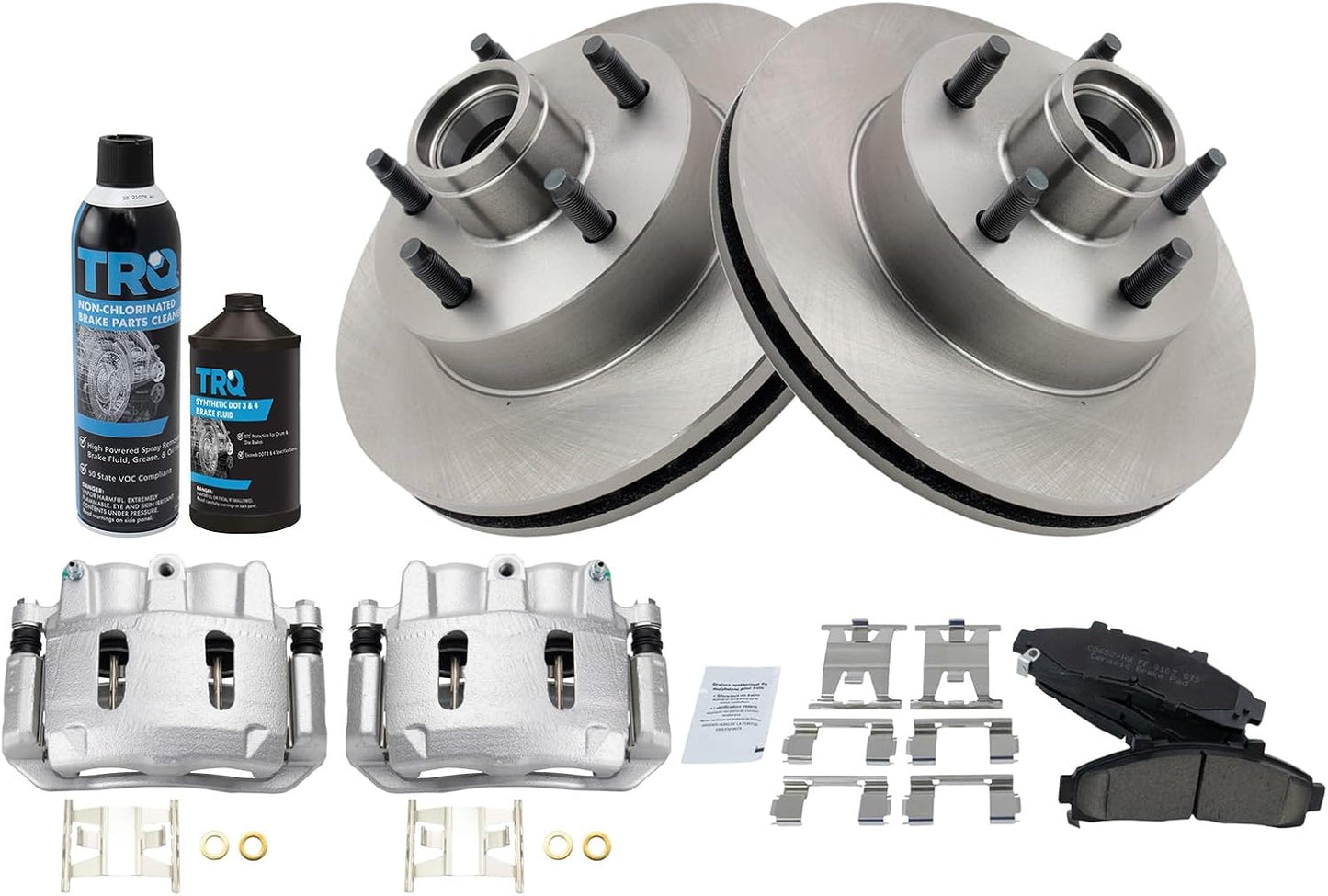 TRQ Front Brake Pad & Rotor Kit for 1998-2002 Ford Ranger