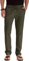 Sailwind Men's Drawstring Linen Pants for Casual Summer Style